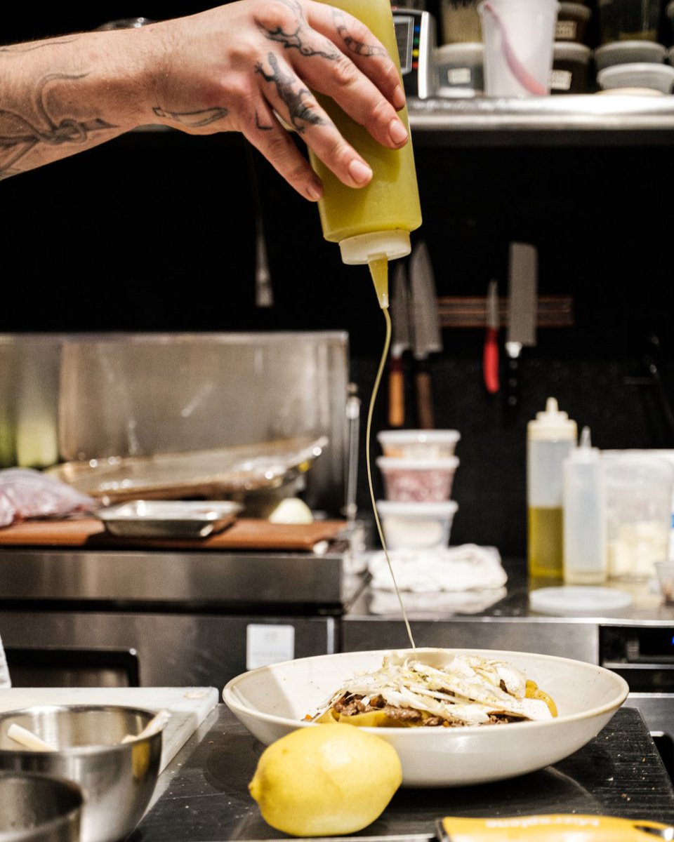 Teamwork makes the dream work! Come check out our Pasta del giorno!