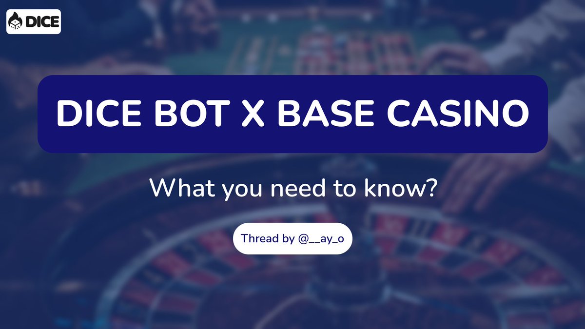 __ay_o's tweet image. DIVE INTO A WORLD WHERE THE ONLY GAMBLE IS THE EXCITEMENT ITSELF🔥😤.

Join me as I onboard you into what @basecasino777 has in store for us.
A thread 🧵👇🏿

#thread #dicebot #basecasino