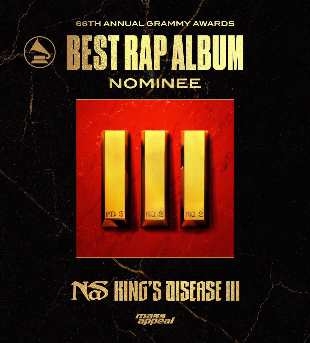 Congratulations to @Nas and @Hit_Boy on their Grammy nomination for Best Rap Album of the Year!