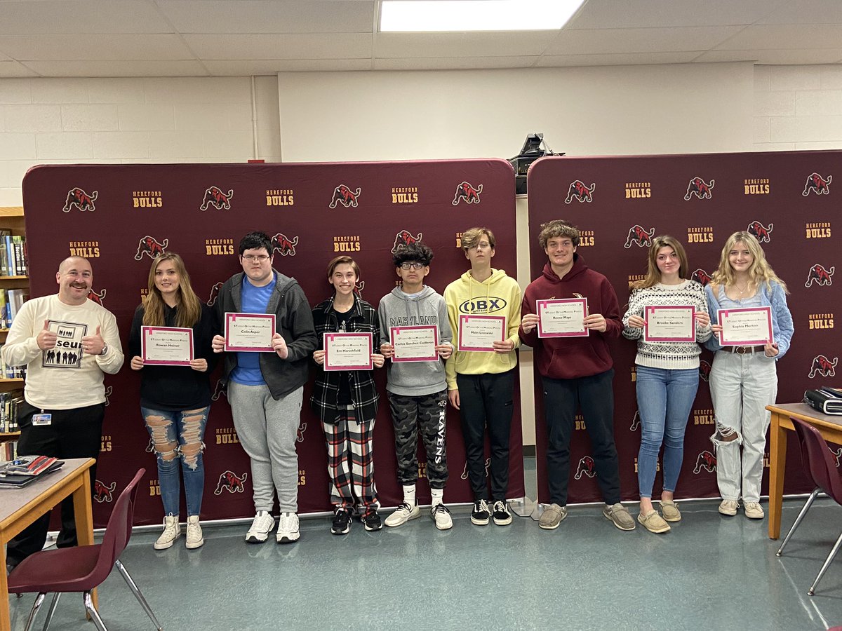 Congratulations to our MP1 STudents Of the Marking Period! #STOMP