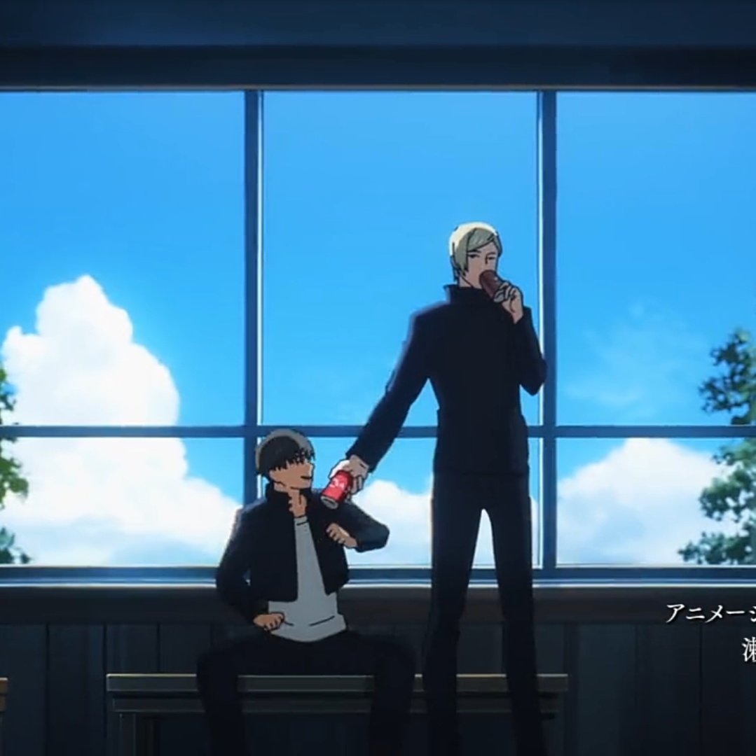 thegraydexth's tweet image. ⠀ 
⠀ 
❛❛ you look tired , @zeninkosha . soda ? it'll do you some good. ❜❜
⠀ 
⠀