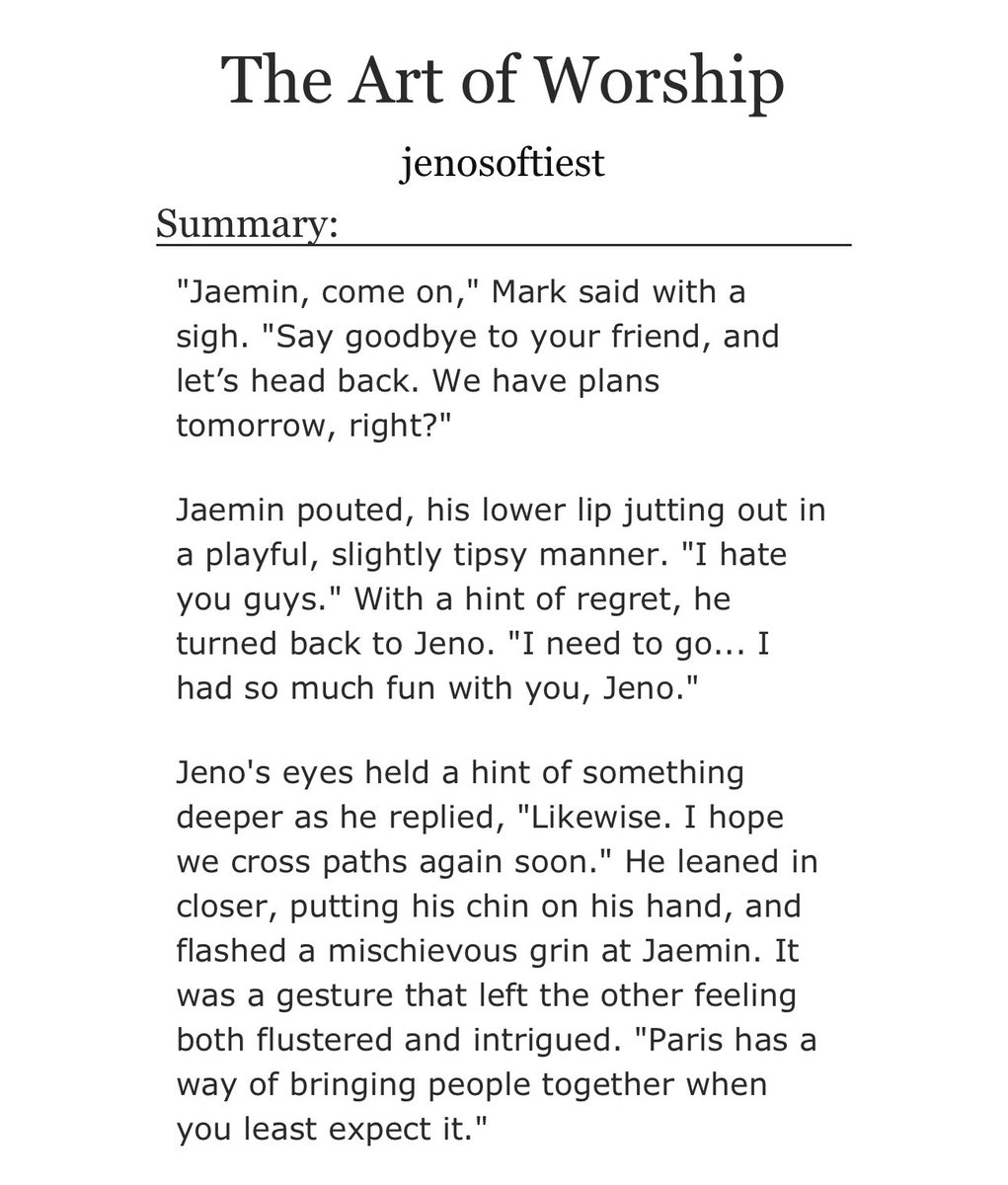 jen__tly's tweet photo. The Art of Worship || nomin au

♡ nsfw
♡ 20k 
♡ photographer &amp; model au https://t.co/nDrrHGgD69