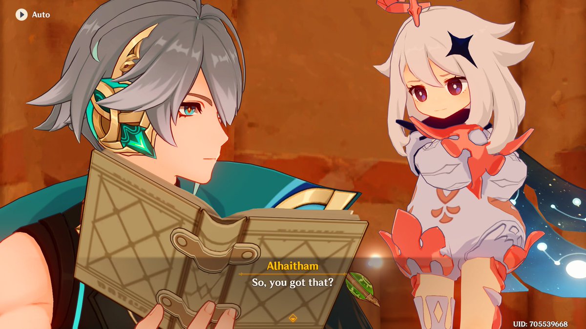 Kiteuuu's tweet photo. Also this made me laugh 🤣 I love Paimons and Alhaithams rivarly 😂 There's just something super funny about it!
(Screenshots from earlier as I can't play till tomorrow evening! 🫶)
#genshintwt #althaitham https://t.co/NcfImCPhAh