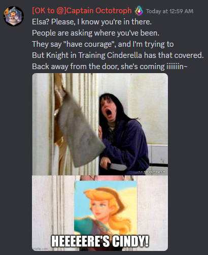 OctoOfLorcana's tweet photo. I refuse to explain the context @DisneyLorcana #MemesForTeamLorcana https://t.co/g3fS9AJFMV
