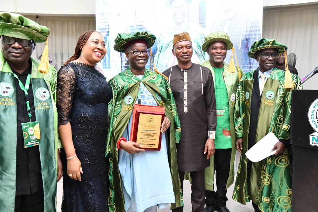 Chiedozie Egesi (@cegesi) on Twitter photo The Agricultural Society of Nigeria (ASN) <a href="/asnnigeria/">ASN | Agricultural Society of Nigeria</a> inducted and decorated me on Wed 8th Nov 2023 as a Fellow of the society for our modest contributions to agricultural research and development in Nigeria. It’s obviously a call to do more and by the grace of God we will. The Agricultural Society of Nigeria (ASN) <a href="/asnnigeria/">ASN | Agricultural Society of Nigeria</a> inducted and decorated me on Wed 8th Nov 2023 as a Fellow of the society for our modest contributions to agricultural research and development in Nigeria. It’s obviously a call to do more and by the grace of God we will.