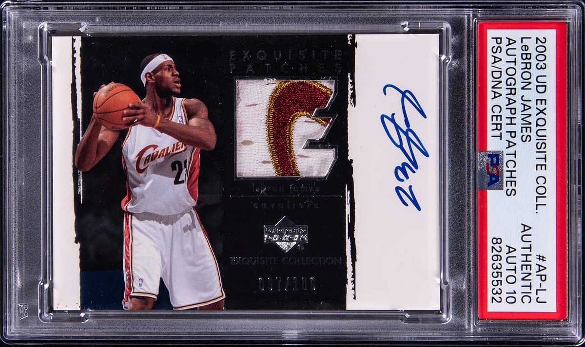 exquisite rookie patch lebron james
