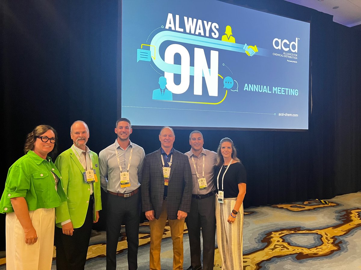BrainerdChemCo's tweet image. Cheers to another great @ACD_chem Annual Meeting! Our team had a blast hearing from this year's lineup of speakers and networking with other industry leaders.

P.S. — a special shout-out goes to Chad Hight, who graduated from the ACD Emerging Leaders Program at the conference! 🎉