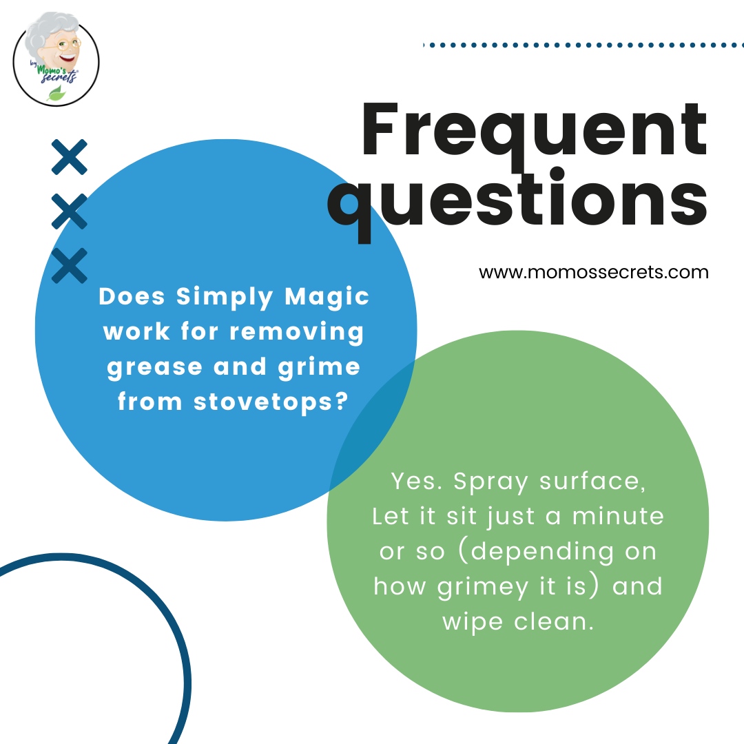 MomosSecrets's tweet image. 🌿 Grease and grime on your stovetop? 

Experience the magic of Simply Magic! One spray and a wipe is all you need. 

Dive deeper into clean at momossecrets.com. ✨ 

#CleanWithConfidence #EcoClean #NatureVsChemicals #GreenChoice #HomeSafeHome #CleanConsciously