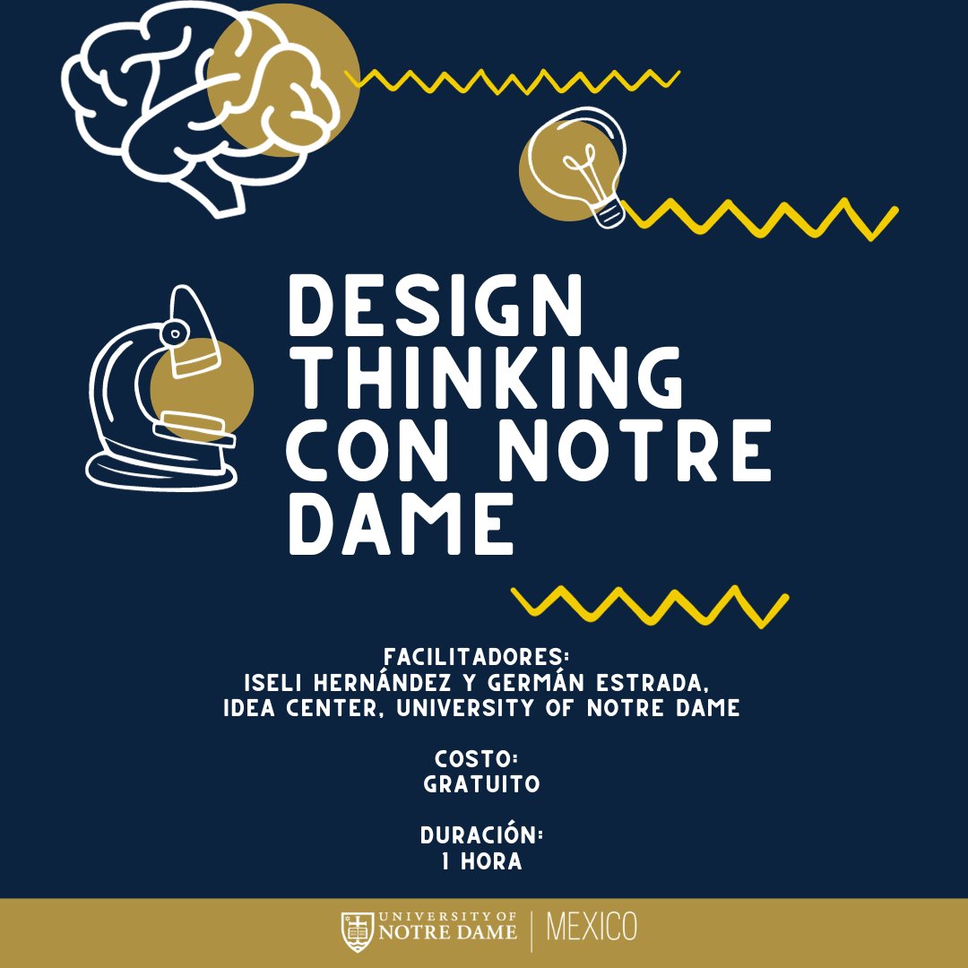 TalentUP_mx's tweet image. ¡No te pierdas de esta experiencia de #Design_Thinking! 
📌 Martes 14 de noviembre 2 pm
Registrate aquí: t.ly/qA6sE