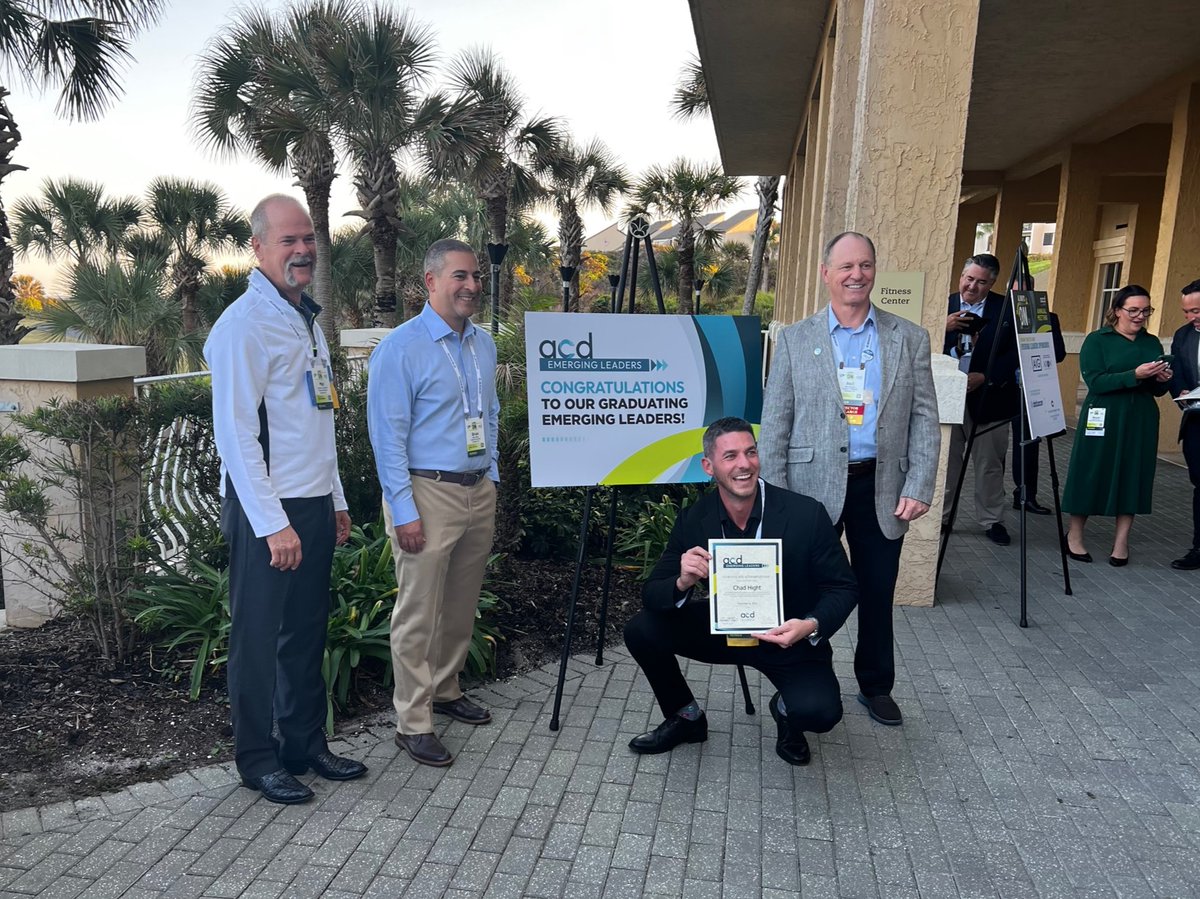 BrainerdChemCo's tweet image. Cheers to another great @ACD_chem Annual Meeting! Our team had a blast hearing from this year's lineup of speakers and networking with other industry leaders.

P.S. — a special shout-out goes to Chad Hight, who graduated from the ACD Emerging Leaders Program at the conference! 🎉