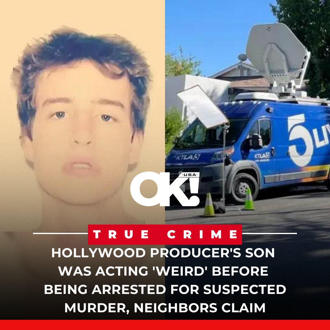 OKMagazine's tweet photo. #SamuelHaskellJr., son of Hollywood television producer #SamHaskellSr., has been arrested on suspicion of murder. Click the link below to see what his neighbors revealed before he was put behind bars. (📸: MEGA) https://t.co/WfVLq26nM4 https://t.co/c4QOsf7dN0