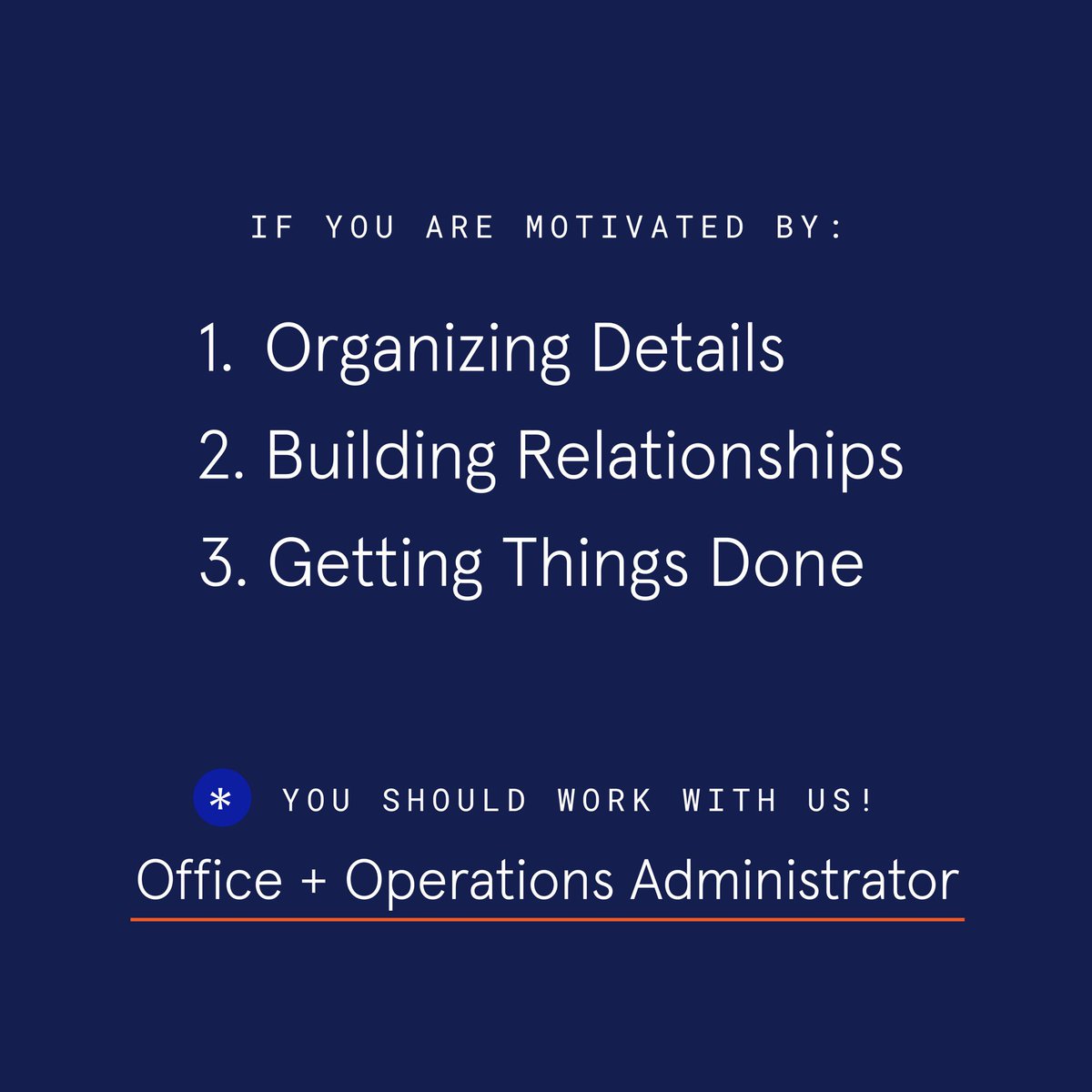 We have a new opening on our team for an Office + Operations Administrator. We're looking for a problem-solver who finds joy in providing cheerful service and supporting admin tasks. Learn more and apply at teamopenbook.com/careers.