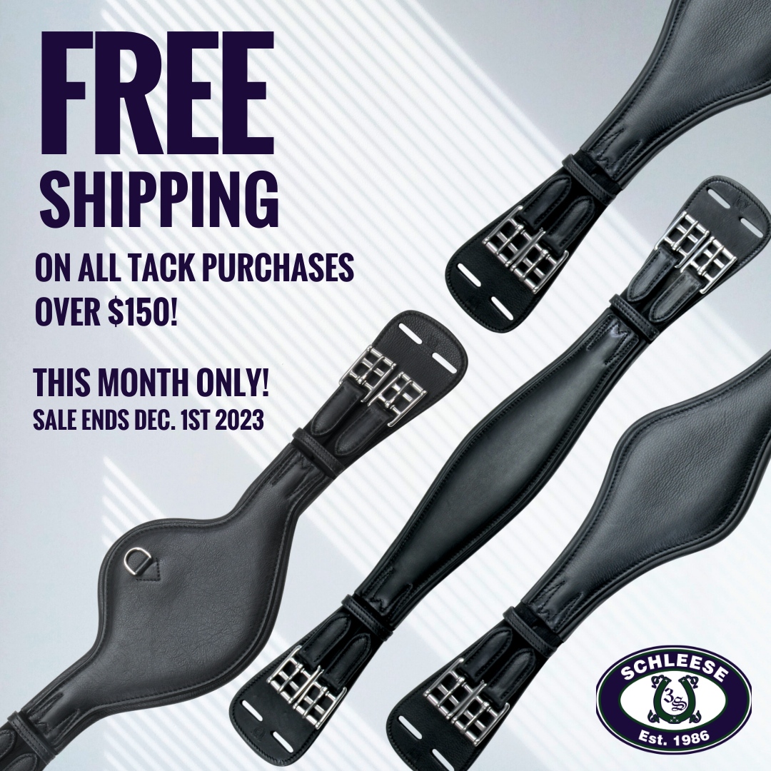 Schleese's tweet photo. Are you looking for the perfect holiday gift for a loved one this year? Look no further!

Shop Schleese tack this month and receive FREE shipping on all orders above $150! 

Visit any of the links below to start browsing today!

Clearance Items: 
https://t.co/Czgm4BIBzm https://t.co/SBj2IVBQep