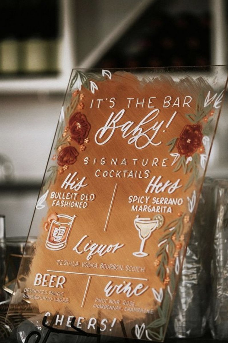 Signage is a wonderful way to dress up a space, make your guests feel comfortable, and get everyone excited for what's to come! 

#bestdayever #njwedding #tentwedding #farmwedding #estatewedding #weddingtent #rusticwedding #njWeddingplanner #Weddingstylist #weddingdesign #bohowed