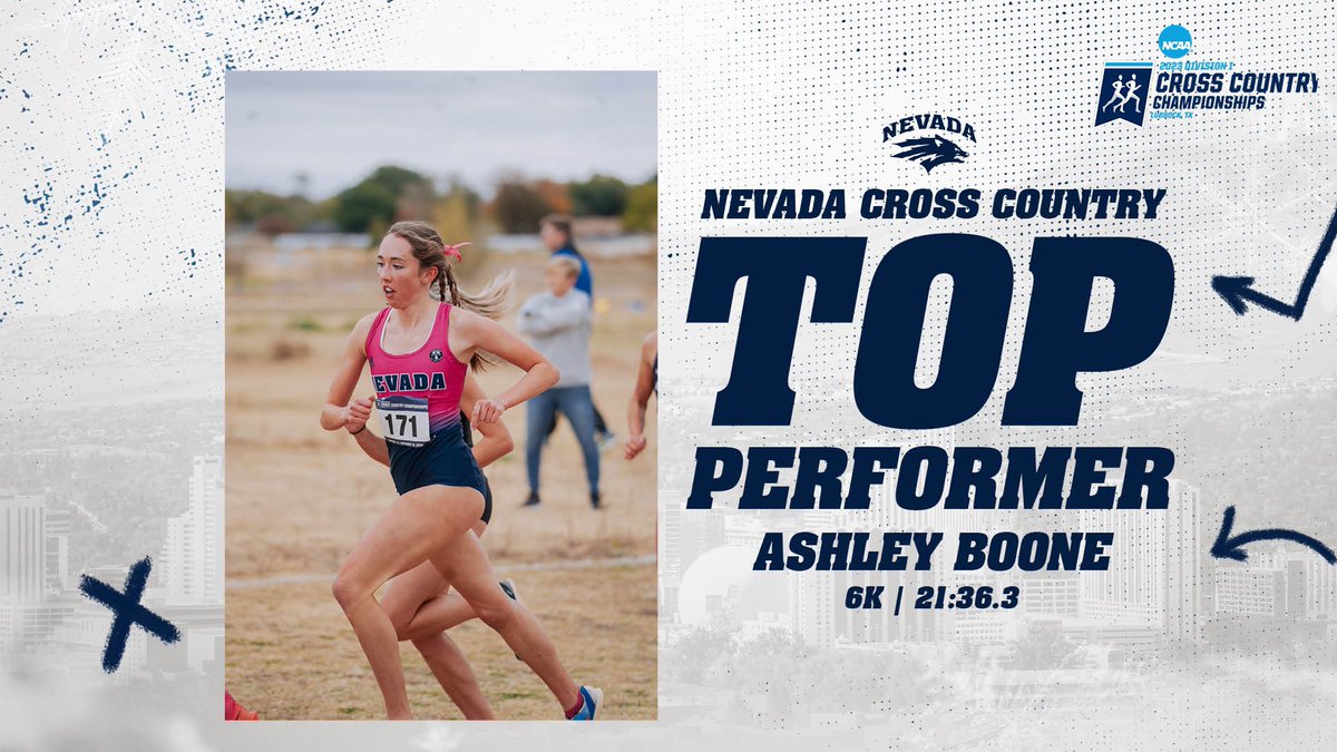 NCAA Mountain Regional Top Performer! ⭐️

Congratulations to Ashley Boone for earning the highest finish for our women’s program! 

Boone’s 80th place finish was a new PR by 27 seconds! 

#BattleBorn | #WolfPack150