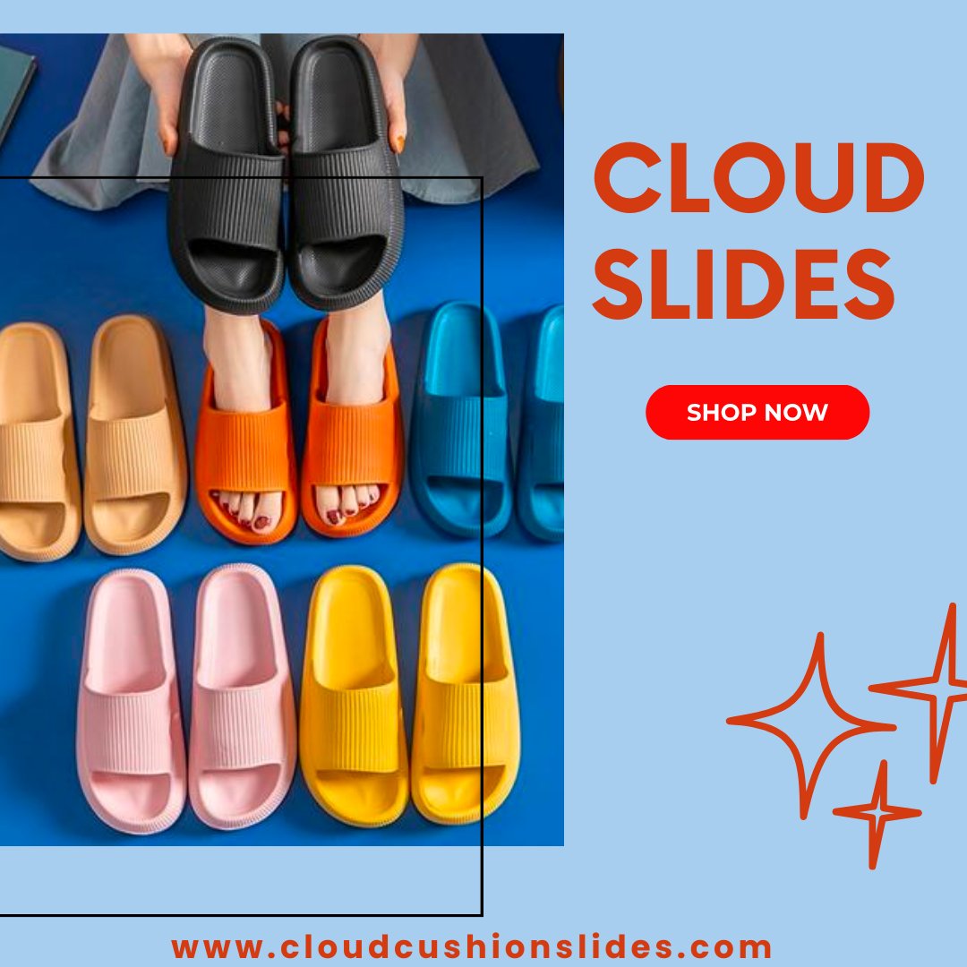 CloudCushion1's tweet image. Float on a cloud of comfort with our Cloud Slides! ☁️👣

Shop Now: cloudcushionslides.com/products/cloud…

#CloudSlides #FootwearHeaven #WalkingOnAir #ComfySlides #FashionFootwear #CloudComfort #EverydayStyle #SlideIntoComfort #TrendyFootwear #FootwearGoals #ShopNow #Fashionista #CasualChic
