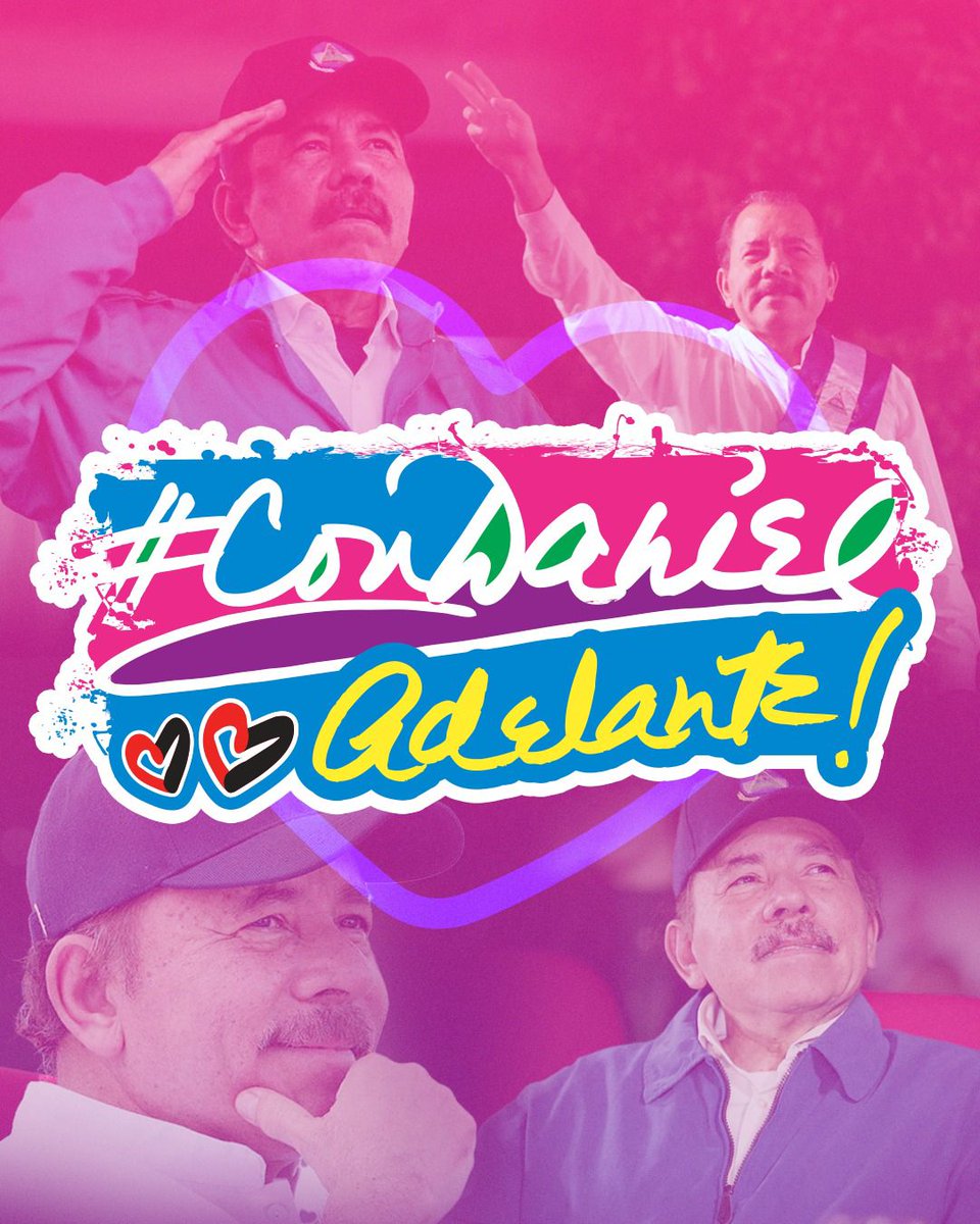Felicitaciones a nuestro Comandante Daniel Ortega.
Desde ya le deseamos un feliz cumpleaños.
#ConDanielAdelante
<a href="/MilyBA2/">MilyBA</a>
<a href="/nykskstro/">Ny Castro</a>
<a href="/quezadar2/">REYNA CANALES</a>
<a href="/yadiratellez4/">Yady 🌵🌵 💞</a>