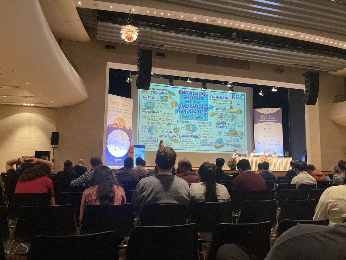 ringwald_c's tweet image. So glad to attended at this #ISWC23 SW gathering at Athenes at the Aristote home. Semantic web community is living agora ! Really appreciate to discover new research ideas and exchange with beating peers :) see you soon for talking about #NeuroSymbAI & #KnowledgeExtraction