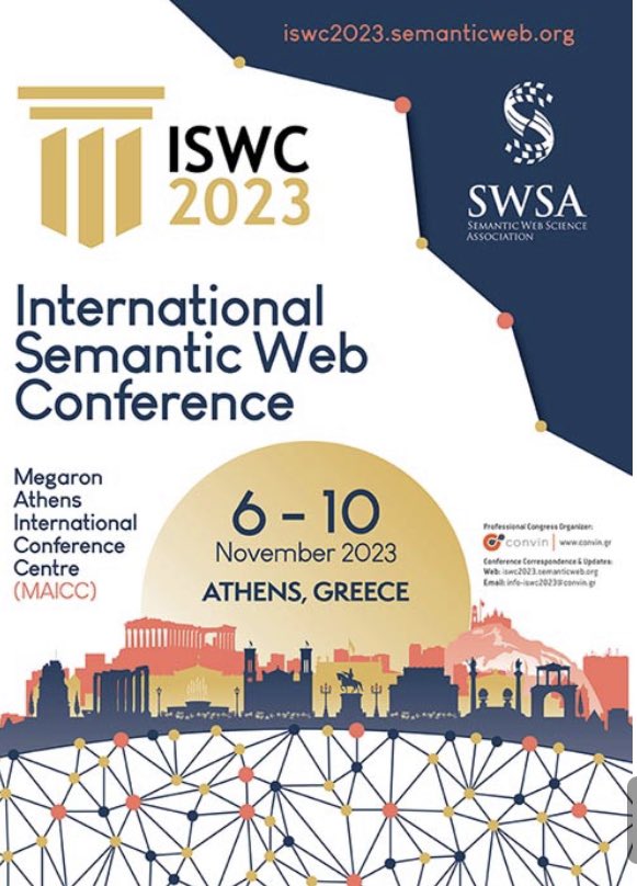ringwald_c's tweet image. So glad to attended at this #ISWC23 SW gathering at Athenes at the Aristote home. Semantic web community is living agora ! Really appreciate to discover new research ideas and exchange with beating peers :) see you soon for talking about #NeuroSymbAI & #KnowledgeExtraction