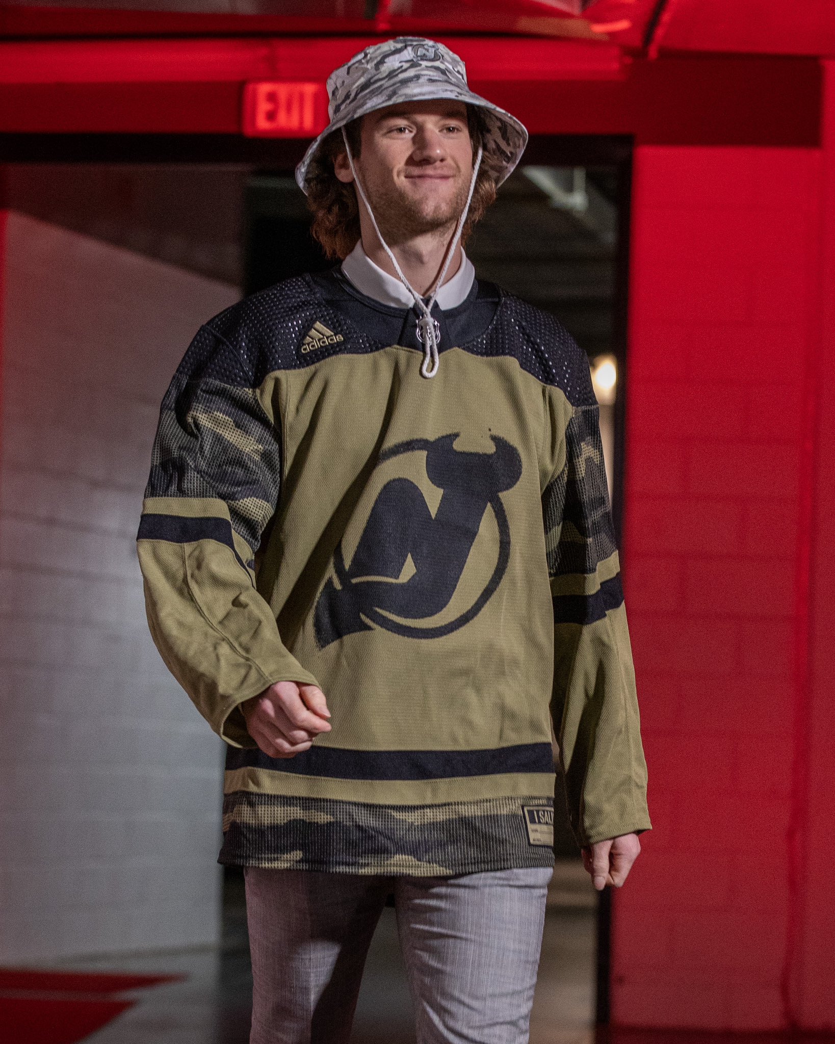 nj devils military jersey