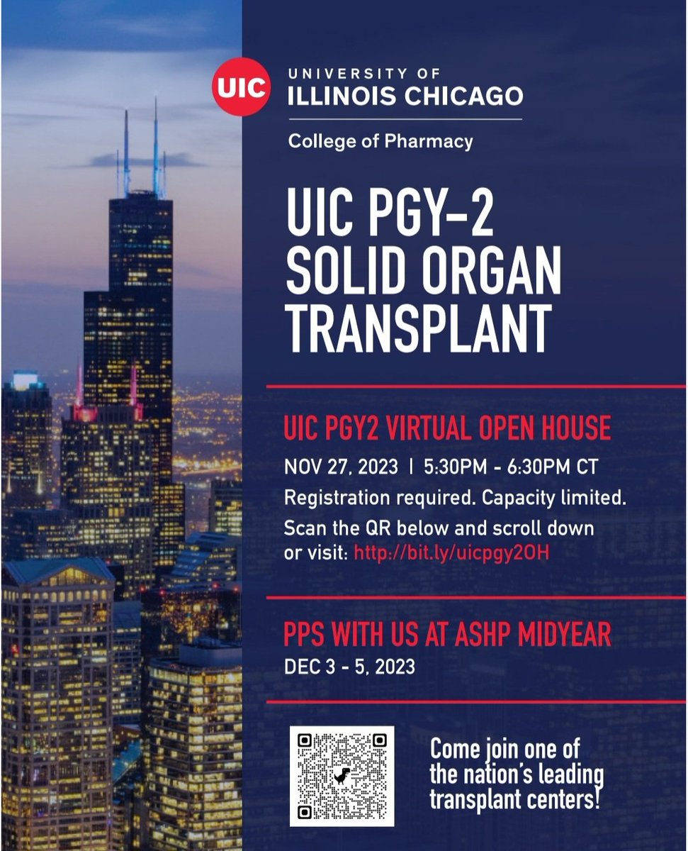 UIC Transplant Pharmacotherapy Team tweet media