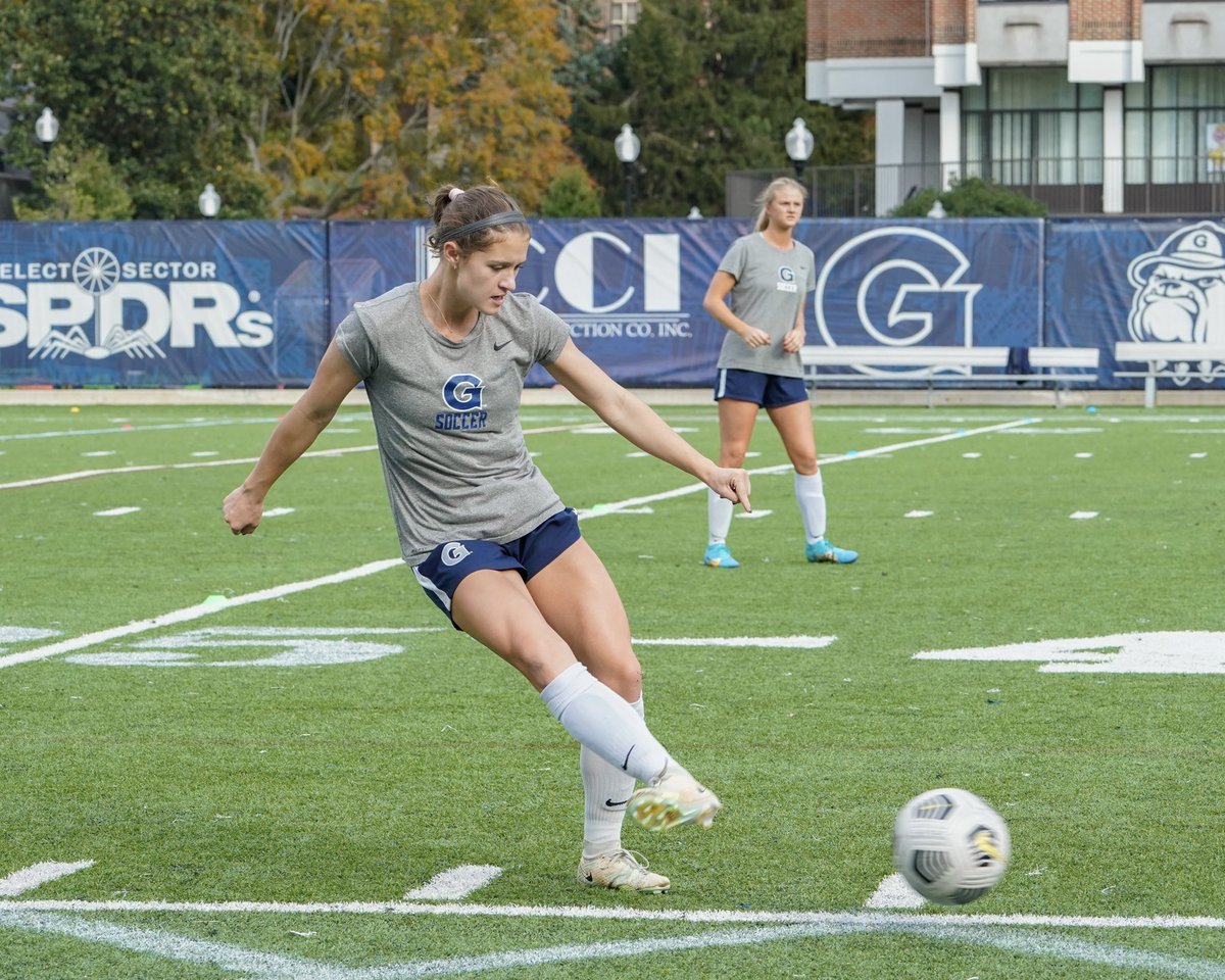 HoyasWSoc's tweet photo. Get ready, we’re going dancing 💃 

NCAA First Round. Tomorrow. 12pm. Shaw.

#HoyaSaxa https://t.co/7PXl81Yh3c