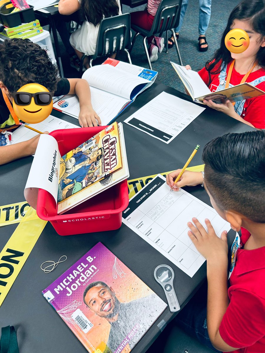 MsOliva2's tweet image. Text Detectives - Book Tasting 🔍 ⚠️ 
Our third graders had a wonderful time reading different book genres. #textdetectives #booktasting #3rdriffic