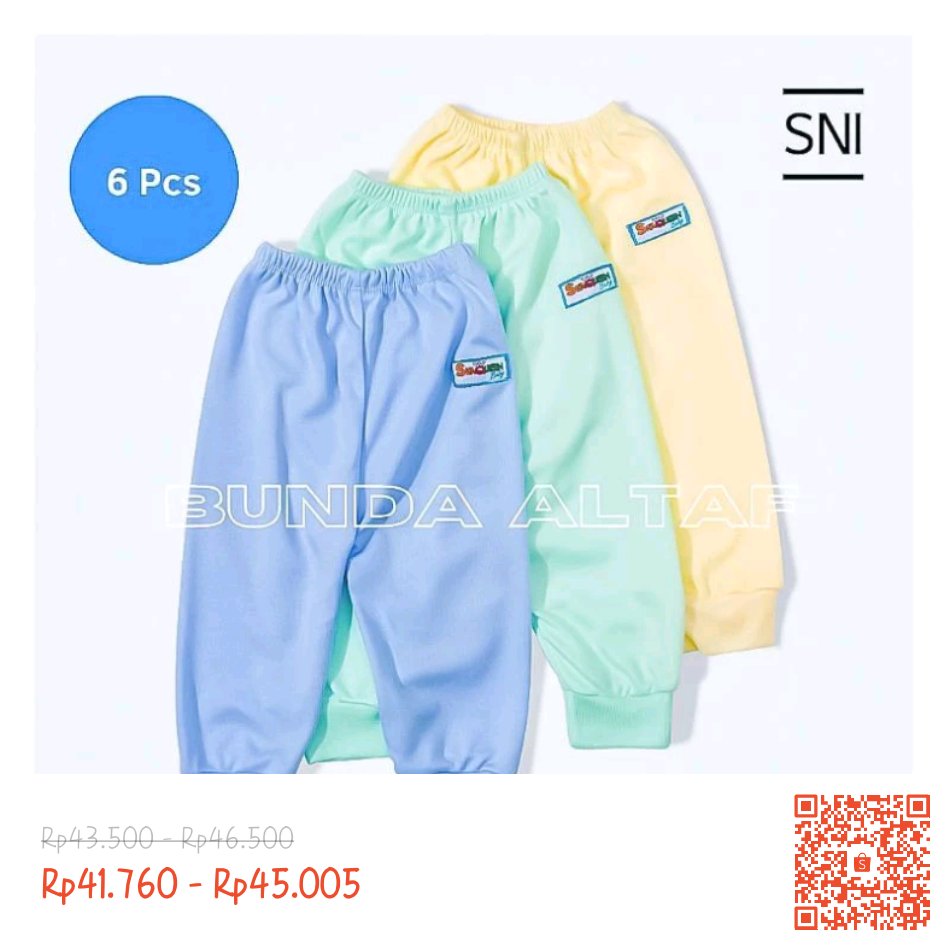 Dianhakul's tweet photo. Temukan dan dapatkan 6 Pcs ( 1/2 lusin ) Celana Panjang Bayi  SNI Polos Motif Shaqueen / Zahdan S M L XL hanya Rp41.760 - Rp45.005 di Shopee sekarang juga! https://t.co/1SskvLgUMD #ShopeeID https://t.co/7olo87PTUd