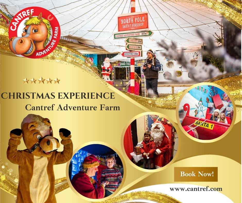 Discover the Magic of Christmas at Cantref

Looking for the perfect way to celebrate the holiday season? Look no further! Cantref's Christmas Experience is not just a visit to see Santa; it's a festive wonderland for the whole family to enjoy #santa
cantref.com/book/christmas…