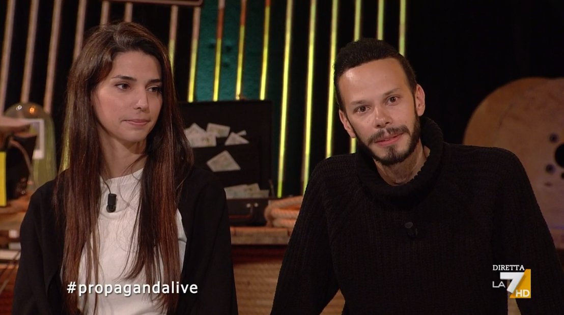 Jacopo Intini e Amal Khayal, cooperanti del CISS, appena rientrati in Italia da Gaza

#propagandalive
