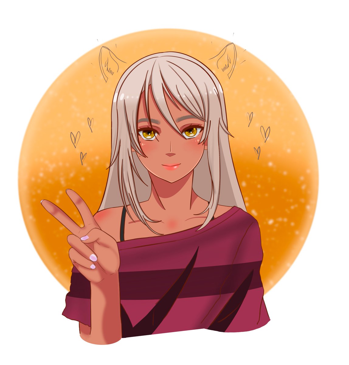 Lomae_'s tweet photo. A picture of my werewolf OC from a while back~ 🐺🌕 https://t.co/f586qZcwK4