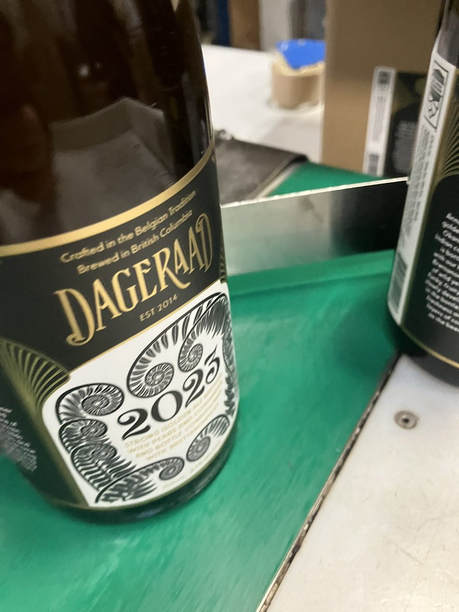 Just FYI, when you drink your bottle of this, the tenth edition of Anno, know that it was hand bottled by four brewers rocking out to Boney M.
