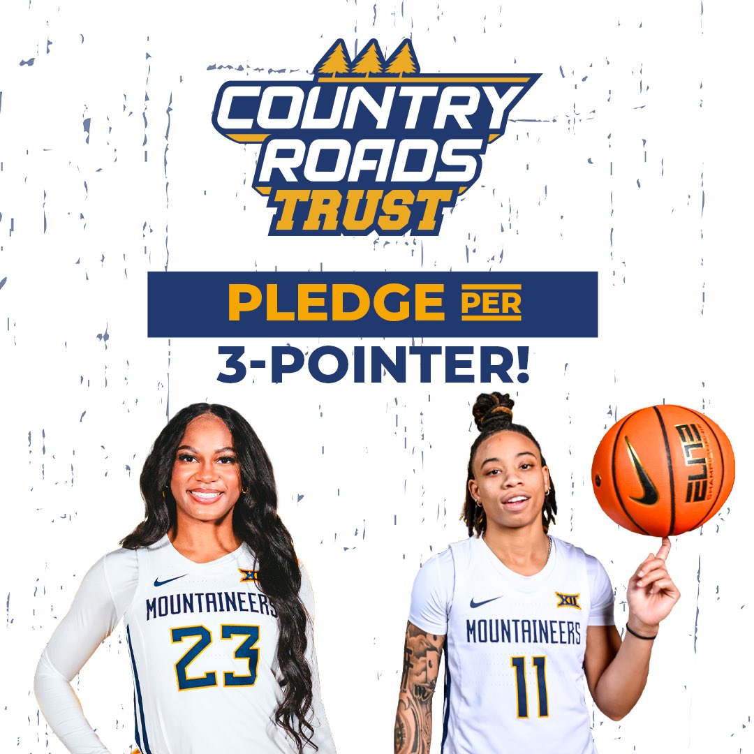 Support my teammates and I by pledging per 3-pointer this season with @countryrdstrust !

🔗 countryroadstrust.com/pledge-per-3-p… (countryroadstrust.com/pledge-per-3-p…)