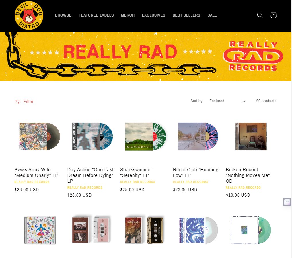 UK &amp; EU frogs rise up! 🫡
Get all the same Really Rad Records you love without those damn shipping fees. 
➡️ radlink.to/uk-store