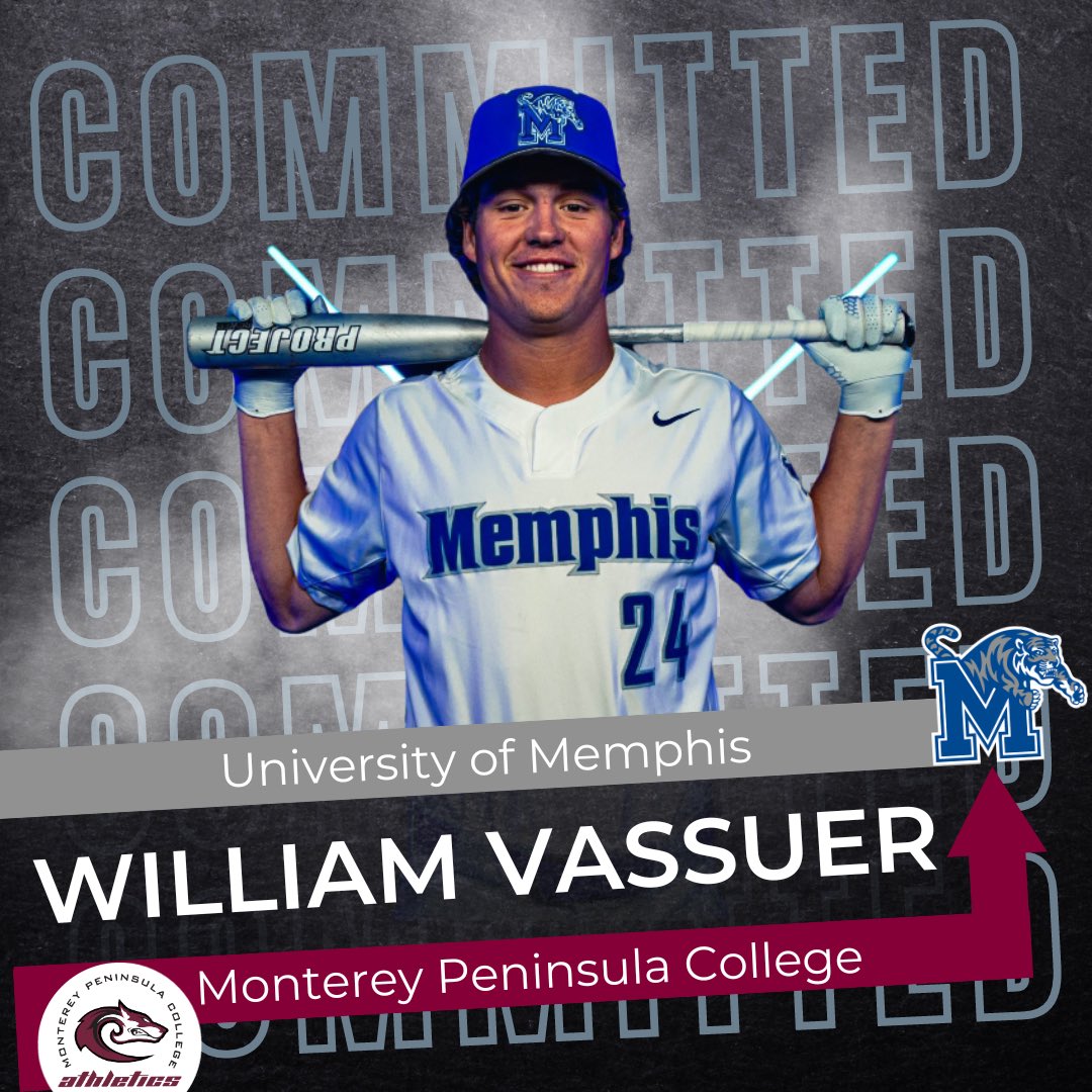 Congratulations to <a href="/WilliamVasseur4/">William Vasseur</a> signing with <a href="/MemphisBaseball/">Memphis Baseball</a> 
#mpcbaseball #whympc