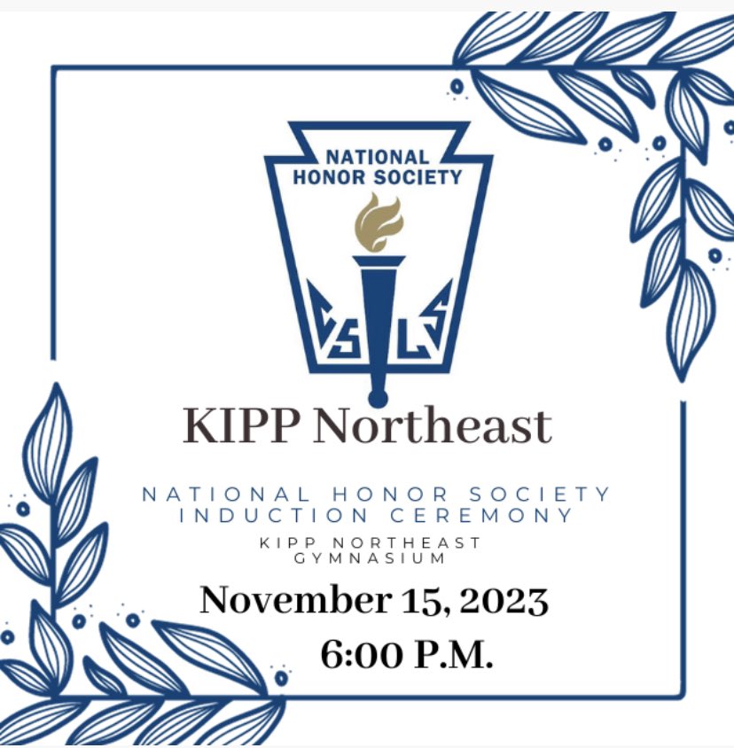 Join us for the first National Honor Society Induction Ceremony! #scholars #excellence