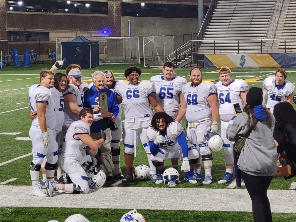 Congrats to <a href="/cnu_football/">CNU Football</a>, the new NJAC Champs! <a href="/KadinMccants/">Kadin McCants</a> #cnu55