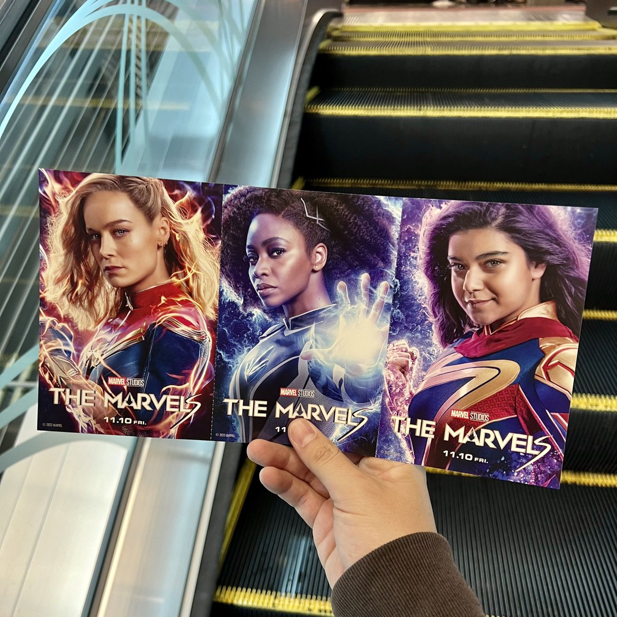 今日は朝からマーベルズを観てきた。
久しぶりに最高のマーベル映画！

マーベル作品はネタバレが怖すぎるので、上映初日からSNS見るのやめて、最初の週末に映画館に来るのを続けてます。