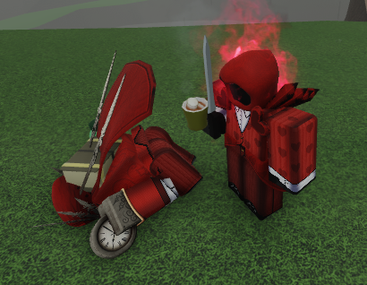 MrDeadArtist's tweet image. for whatever reason, he can&apos;t die normally 
[#ArsenalRoblox]