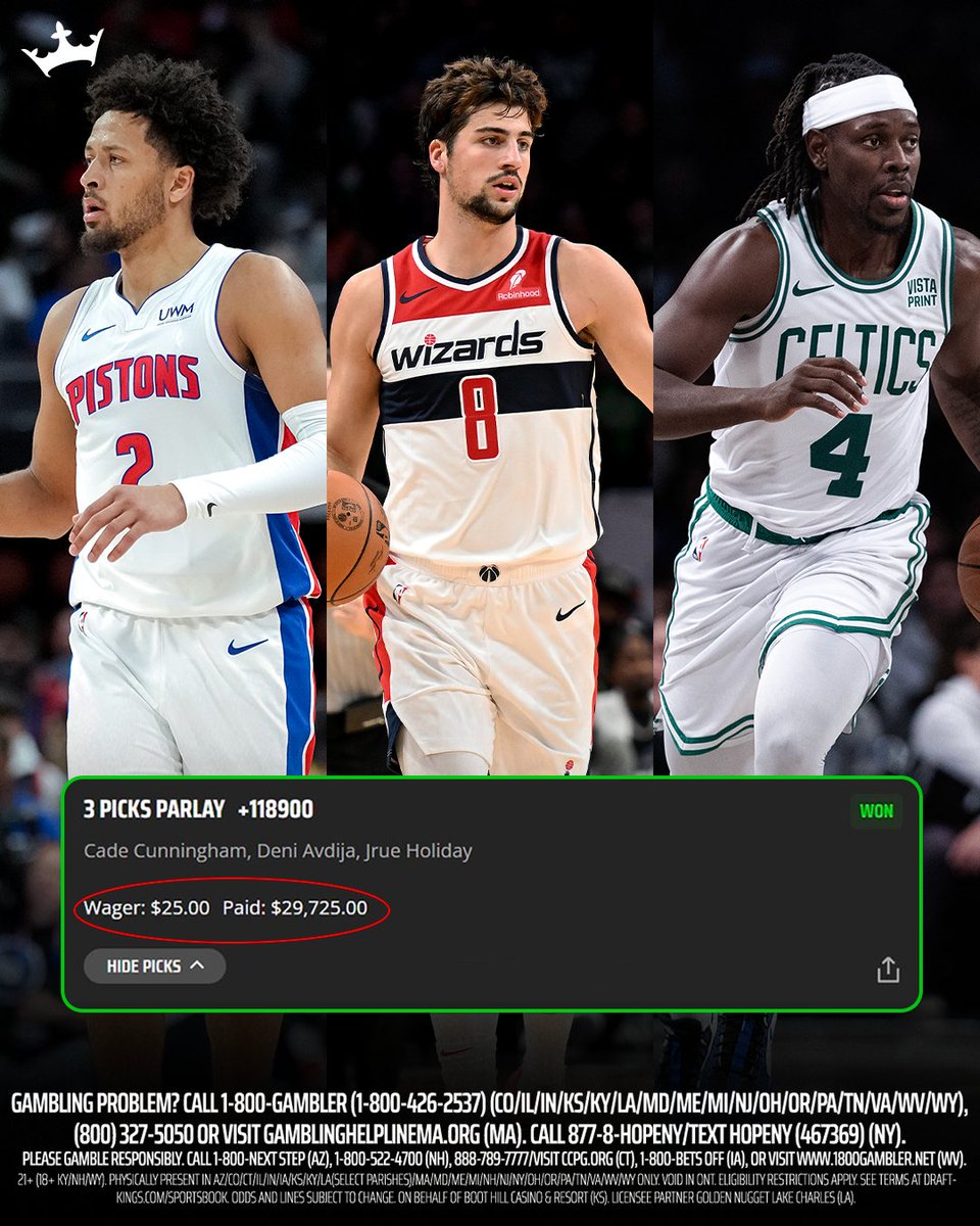 CASH THE NBA IN-SEASON TOURNAMENT FIRST FIELD GOAL PARLAY (+118900) 🔥🤑

#TheCrownIsYours 

via <a href="/PlayerPropPros/">Player Prop Pros</a>