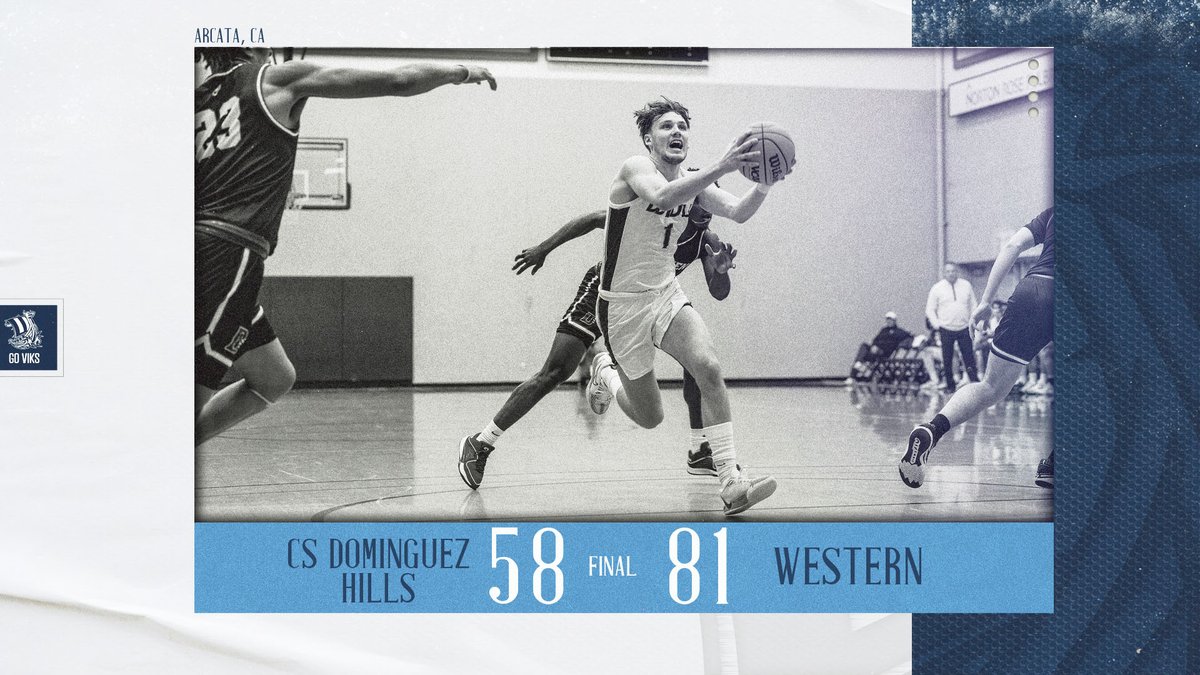 M🏀| FINAL

VIKS WIN! Kai Johnson with a game-high 22 points and 9 rebounds along with three other Vikings scoring in double-digits lead the Viks to a 81-58 win over Dominguez Hills. GO VIKS!🤘

WWU 81 | 58 CSUDH
FINAL

#GoViks