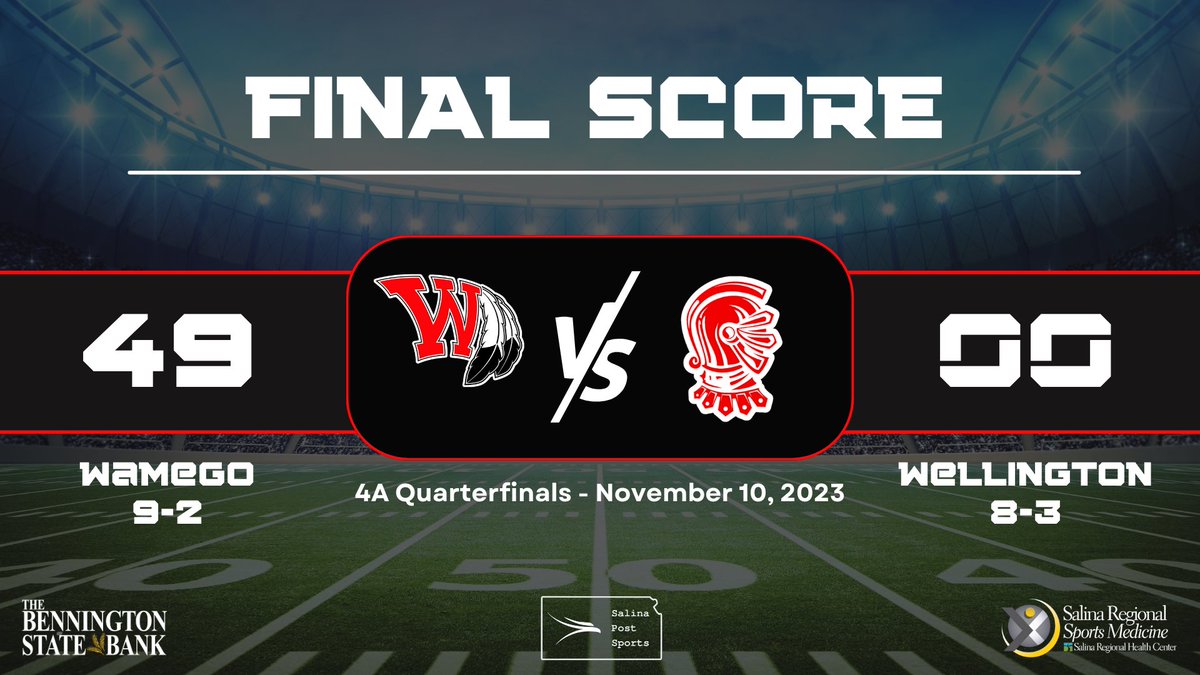 Each round of the playoffs is supposed to get progressively more difficult

Someone forgot to inform <a href="/WamegoFootball/">Wamego Football</a> 

Wellington averaged 35 PPG this season 😳