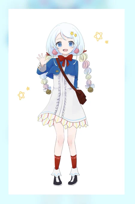【#駄菓子テーマキャラデザ企画】 ラムネちゃん担当しました! 素敵な企画に参加させていただきありがとうございました!!
