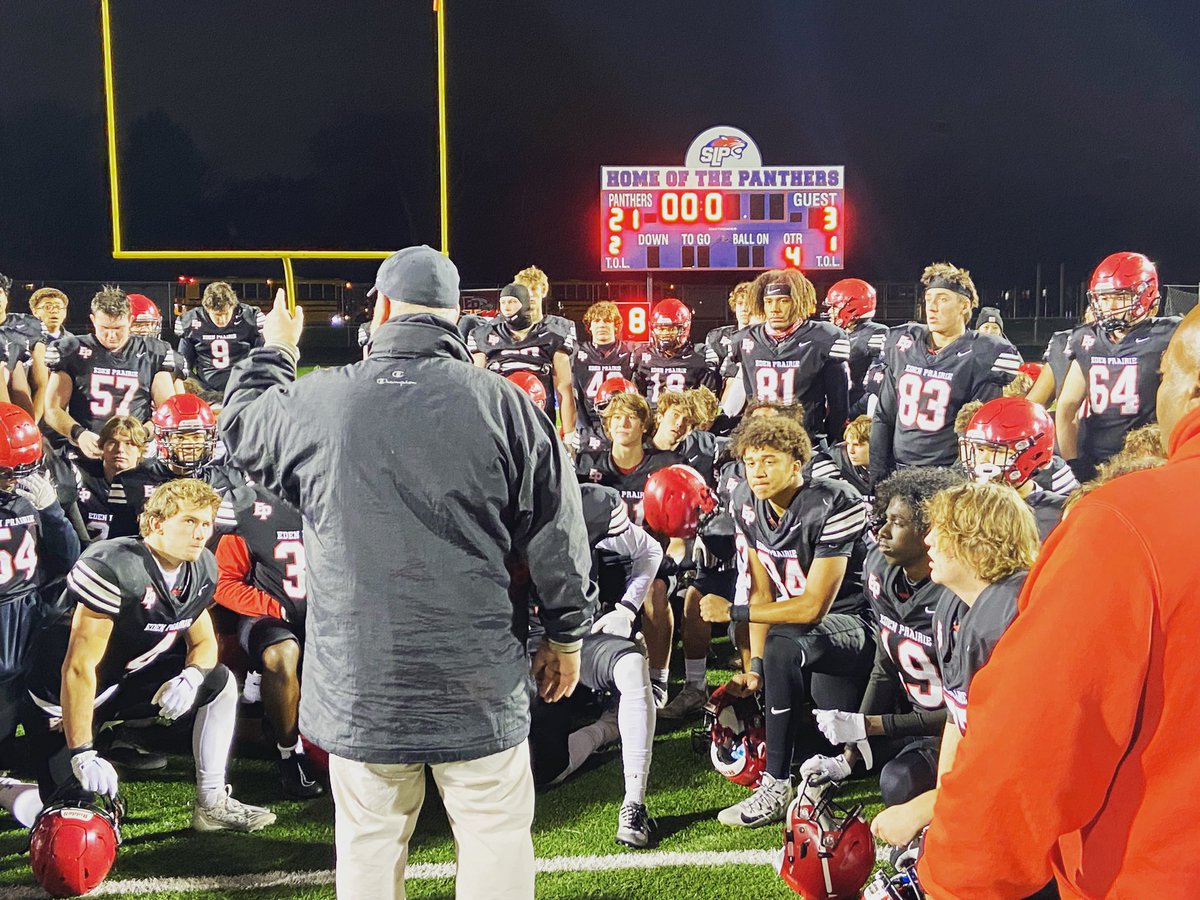 EPActivities's tweet image. The Eagles will fly downtown next Friday!  

Eden Prairie  21
Lakeville North  3