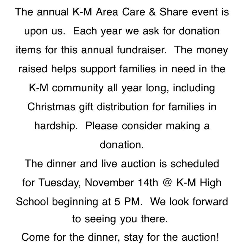 KM Care and Share tweet media