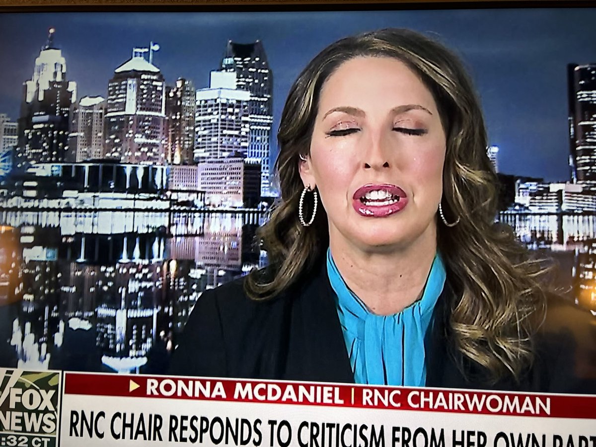 Stop using rnc $$ on your botox lips!!!
You need to resign!!!
