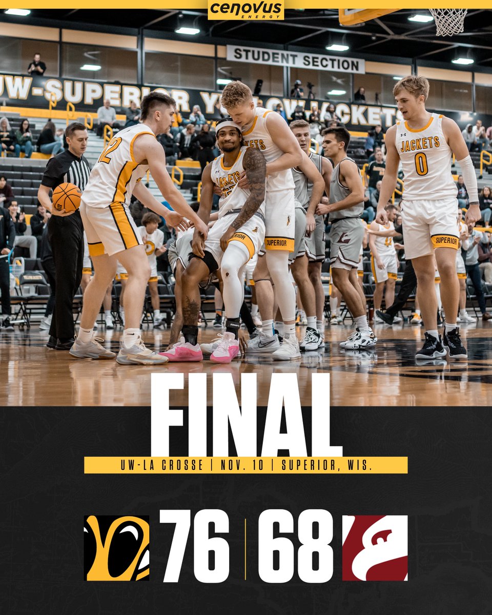 ‘Jackets open the weekend with a win! 

#WeAreSuperior