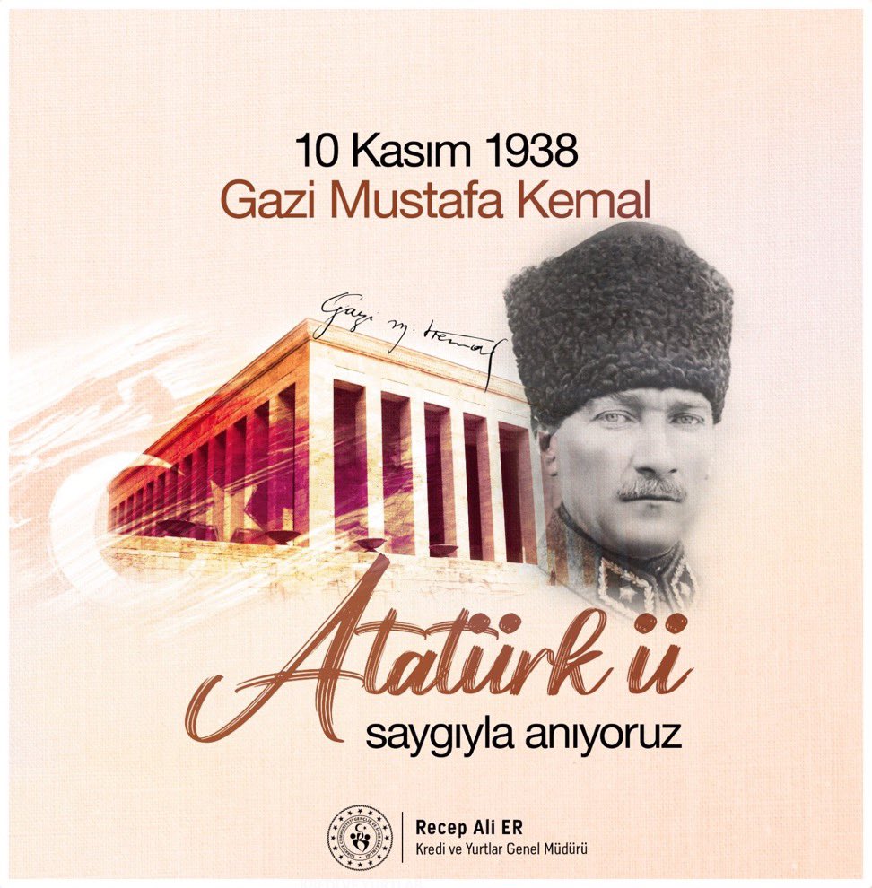 recepalier's tweet photo. Cumhuriyetimizin kurucusu Gazi Mustafa Kemal Atatürk’ü aramızdan ayrılışının 85. yılında saygıyla anıyoruz.🖤

#10Kasım https://t.co/OlVQU3NhNz