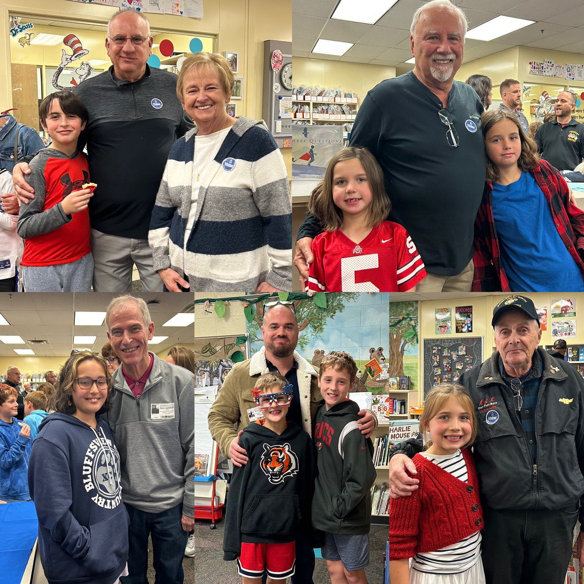 BluffsviewElem's tweet photo. Our bears 🐻 were filled with awe and  gratitude at our Veterans Day Assembly! Thank you to ALL who have or are serving! #itsworthit ♥️🤍💙🇺🇸 https://t.co/bOedytp8Vj