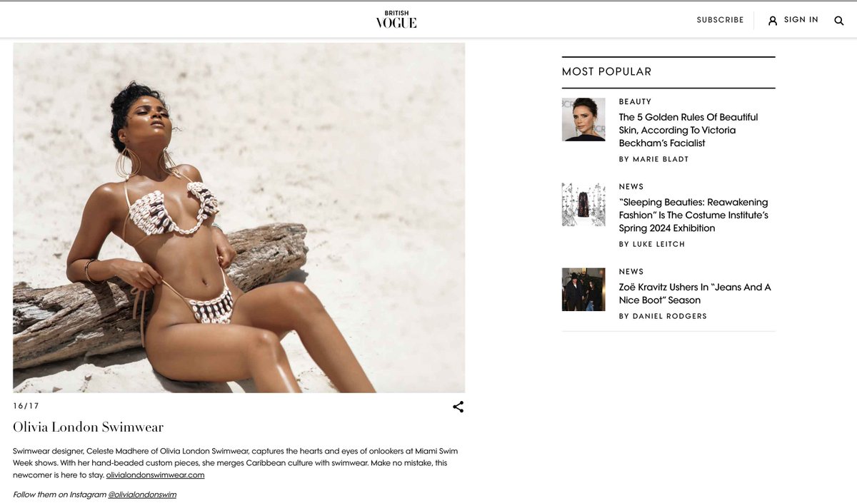 adhazelma's tweet photo. Vogue Retail: Accessories & Swimwear https://t.co/ngNfRlsV2i #olivialondonswim #adhazelma https://t.co/tViwPfrq6X